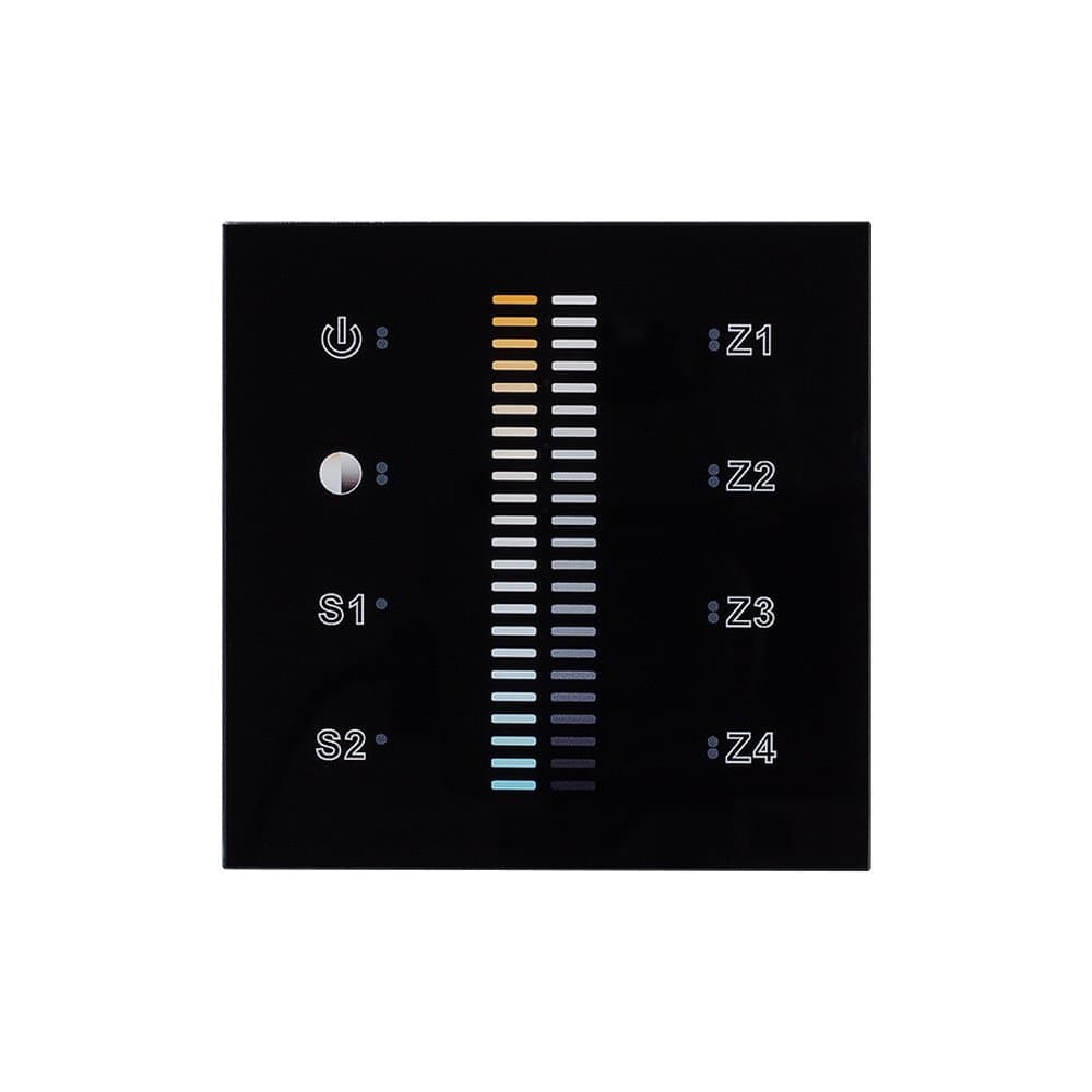 Arlight Панель Sens SR-2830B-AC-RF-IN Black (220V,MIX+DIM,4зоны) (IP20 Пластик, 3 года) 021062 — миниатюра 2