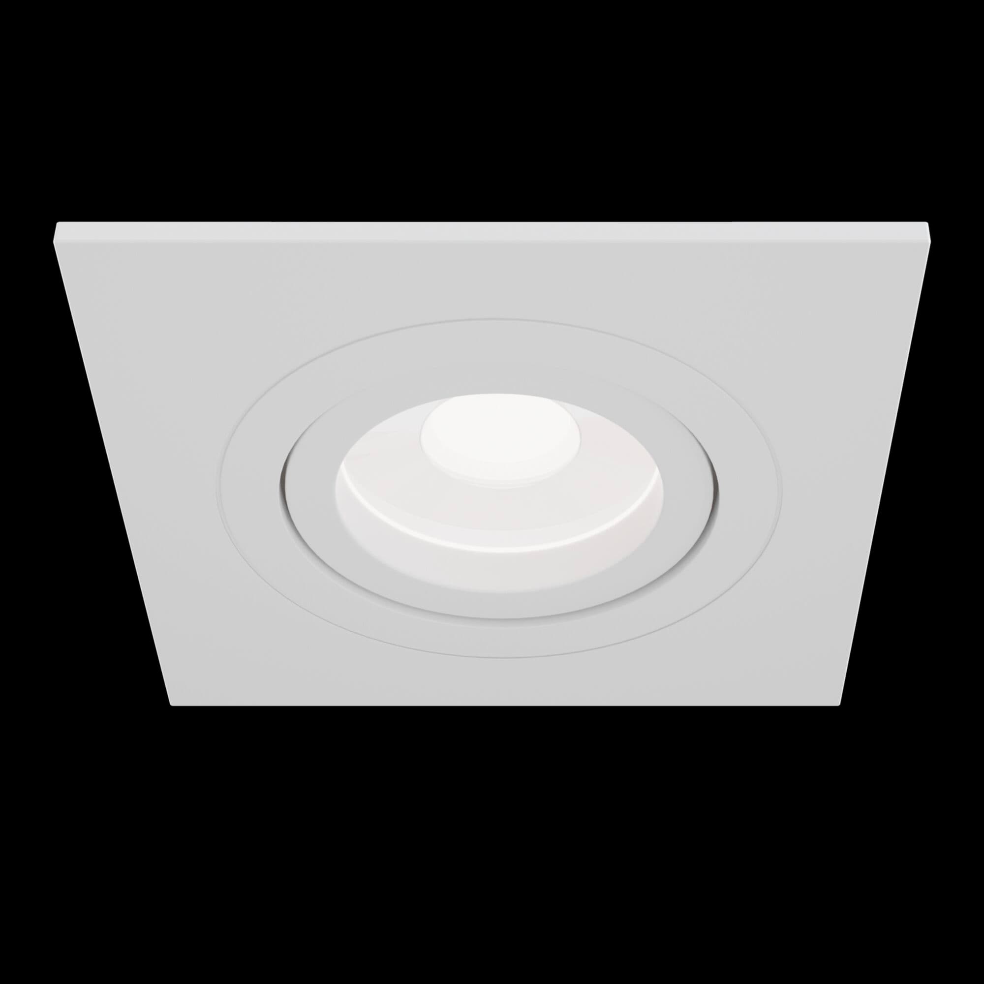 Maytoni Technical Atom Белый Встраиваемый светильник GU10 50W DL024-2-01W — миниатюра 7