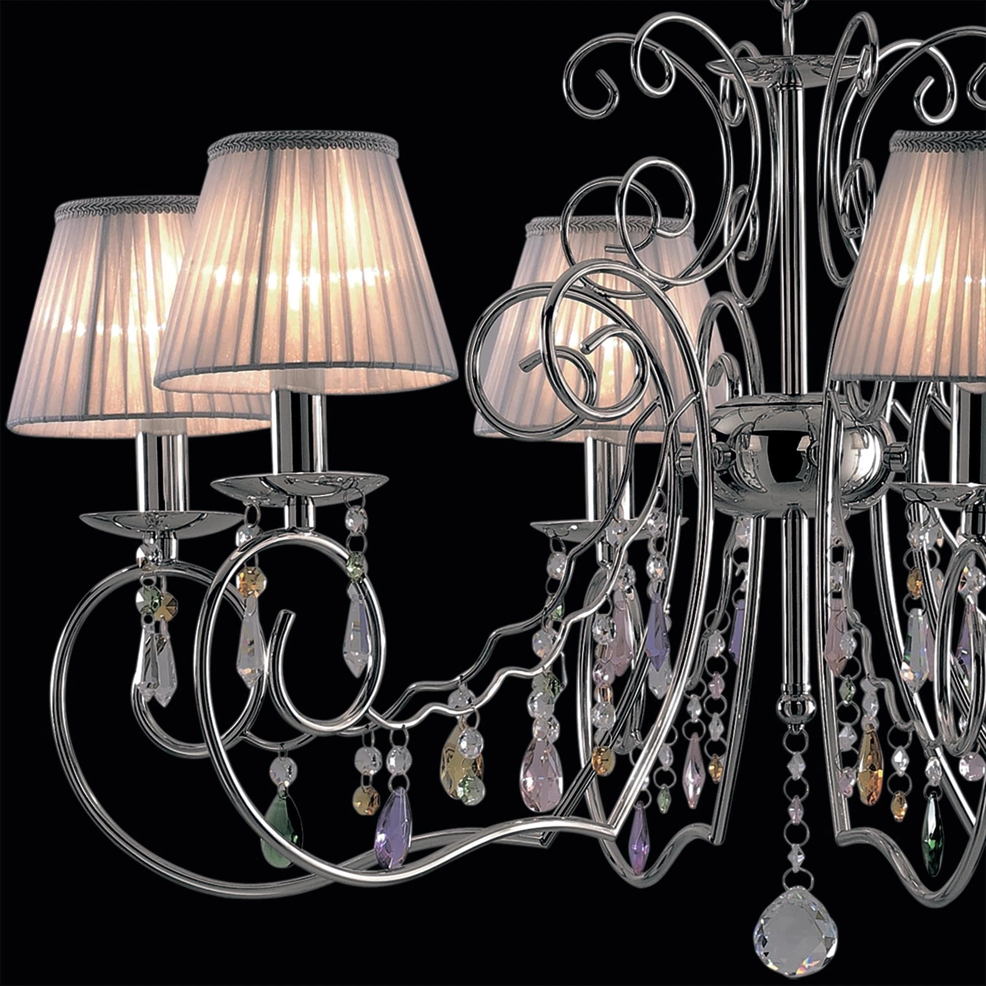 Citilux CL307161 Фиона Хром Люстра — миниатюра 3