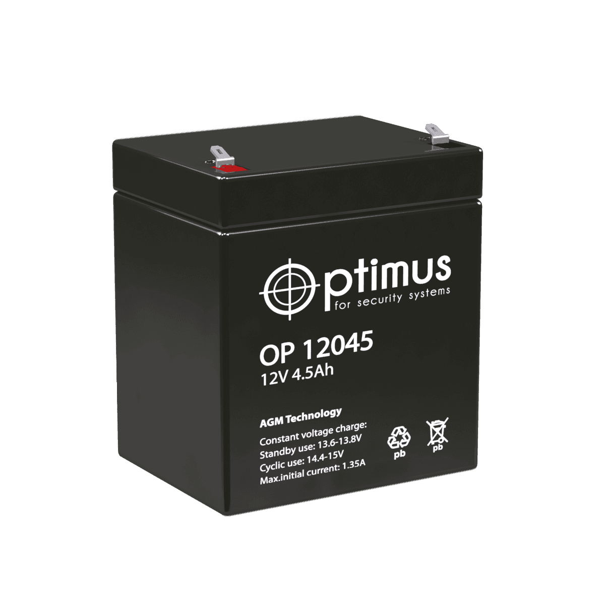 Аккумулятор Optimus OP 12045 (12V/4.5Ah)
