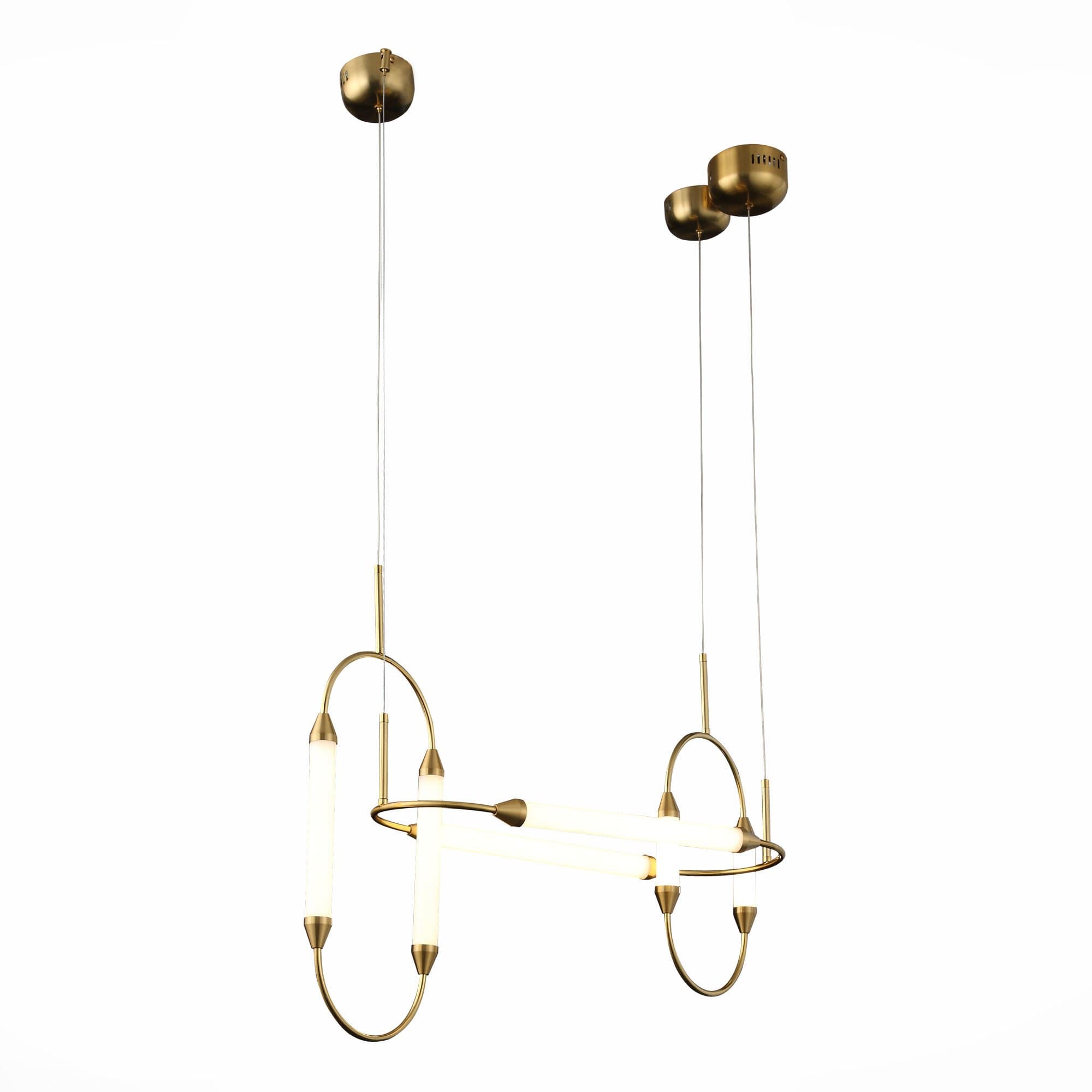 ST LUCE  SL6004.303.06 Светильник подвесной Латунь/Белый LED 6*6W 3000K