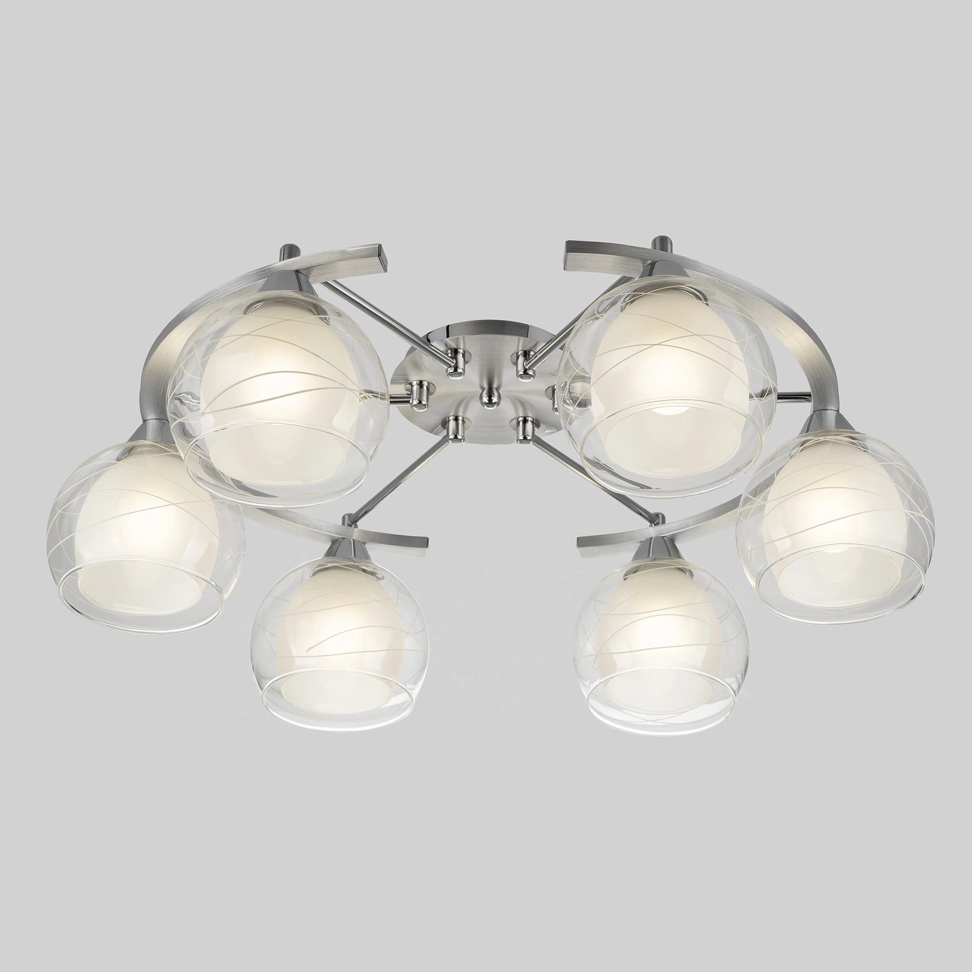 Citilux CL157162 Буги Алюм+Хром Светильник Люстра — миниатюра 2