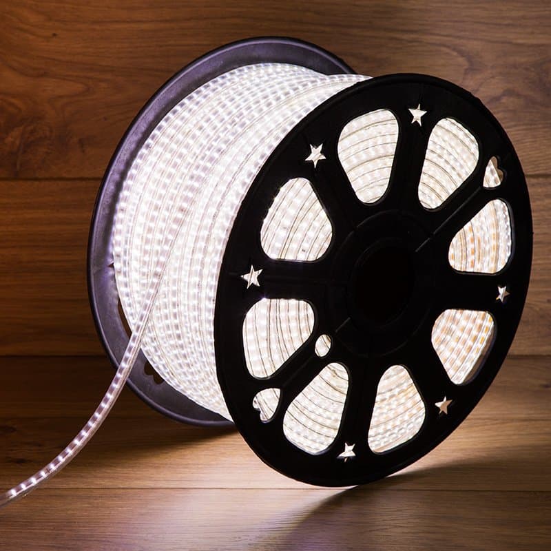 Rexant LED Лента 220В, 6x10.6мм, IP67, SMD 3014, 120 LED/м, Белый, 100м 142-801