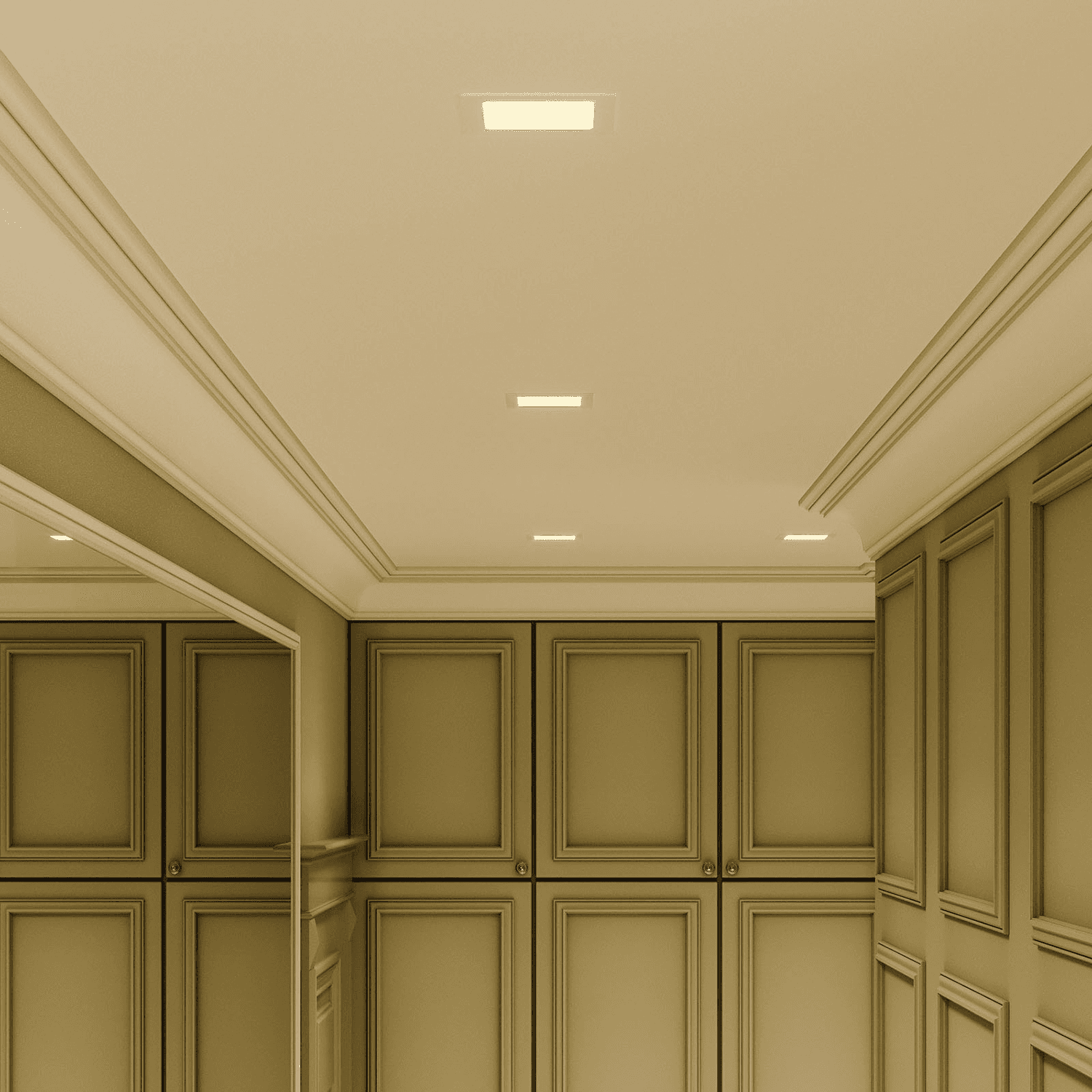 Gauss Светильник Slim квадрат 6W 360lm 3000K 180-265V IP20 монтаж Ø105*105 120*120*22 LED 940111106 — миниатюра 7