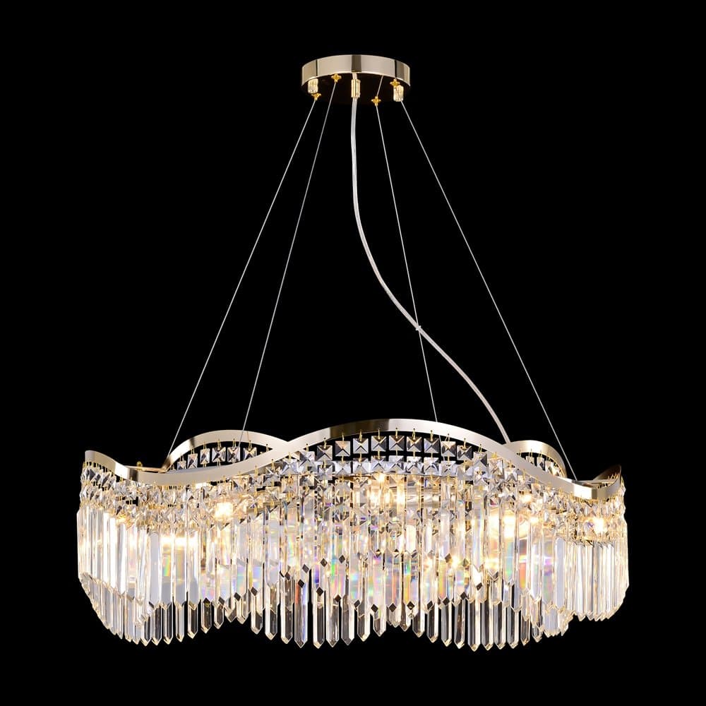 Maytoni Diamant Crystal Золото Подвесной светильник DIA201PL-10G