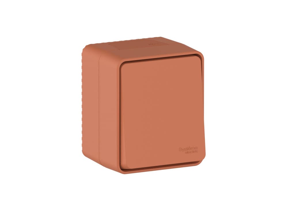 Systeme Electric AtlasDesign Profi54 Наруж Терракотовый Выключатель 1-клавишный 10 АХ — миниатюра 7