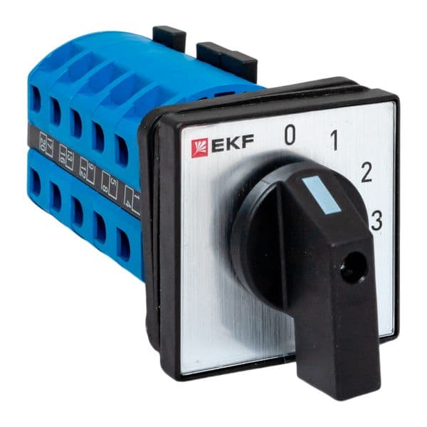 EKF Переключатель кулачковый ПК-1-102 25А 2P «0-1-2-3» IP65 — миниатюра 1