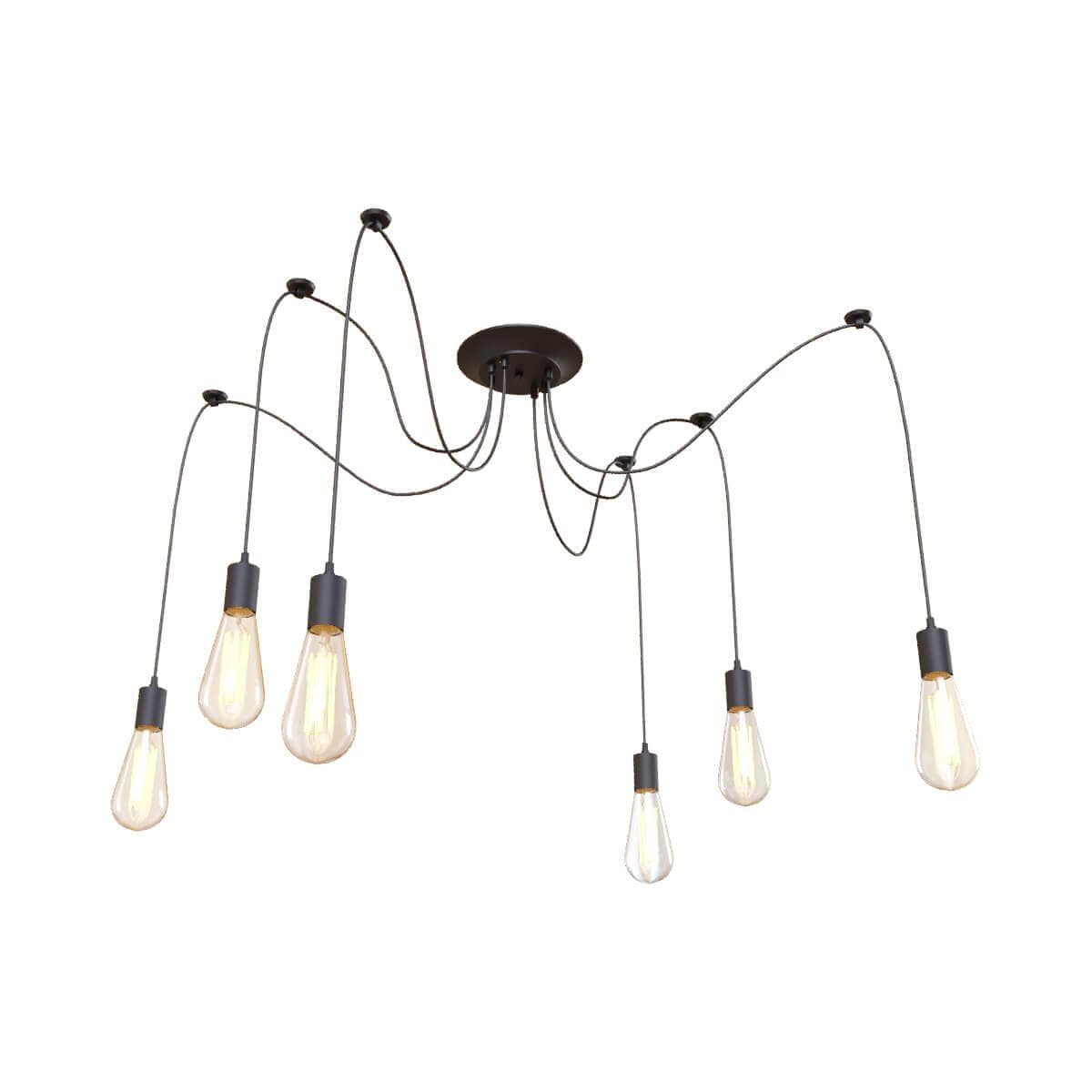 LOFT IT LOFT1162/6 Люстра подвесная 6xE27 max 40W LOFT1162/6, шт — миниатюра 3