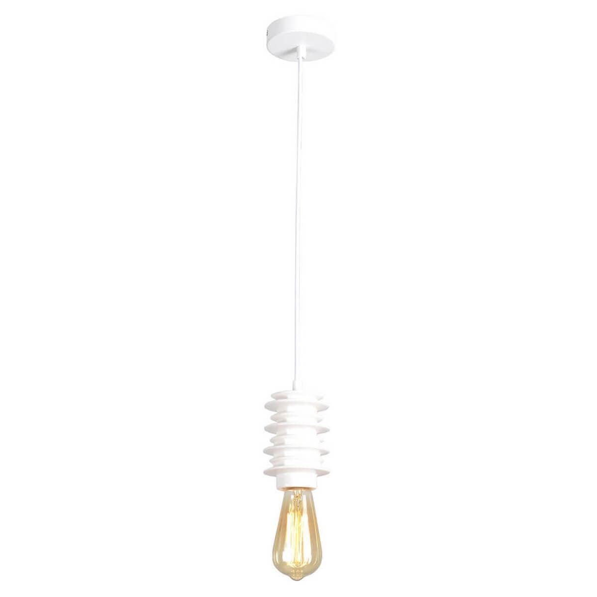 Lussole LOFT Металл/керамика Белый /  Без плафона Подвес E27 60W LSP-9921 — миниатюра 1