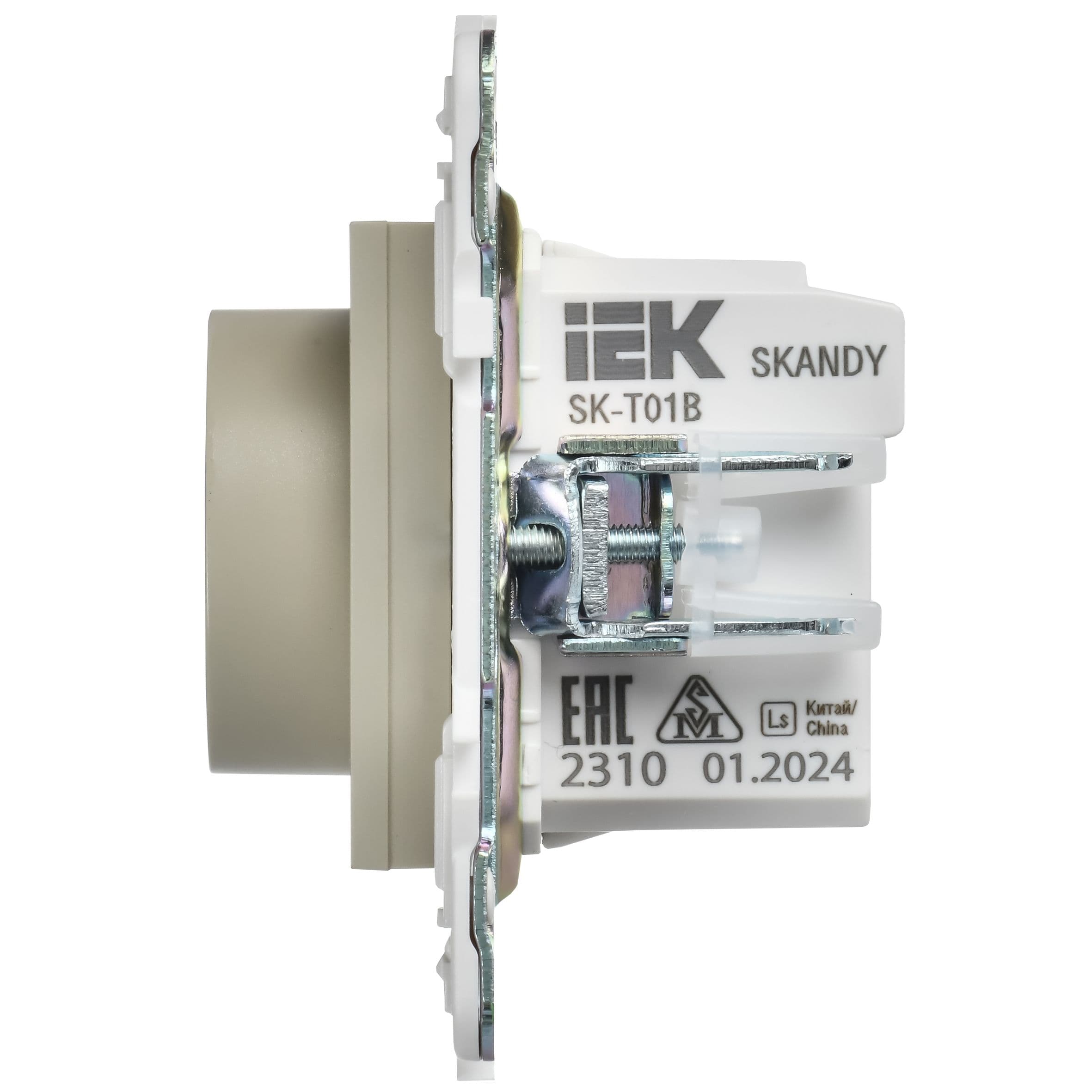 IEK SKANDY Бежевый Термостат электронный с индикацией SK-T01B — миниатюра 5