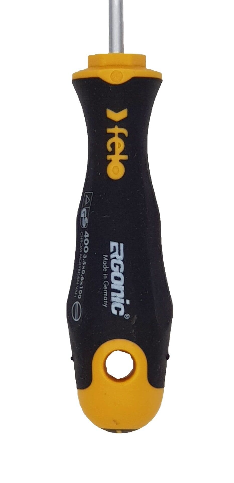 Felo Отвертка Ergonic плоская шлицевая 3,5X0,6X100 40035310 — миниатюра 2
