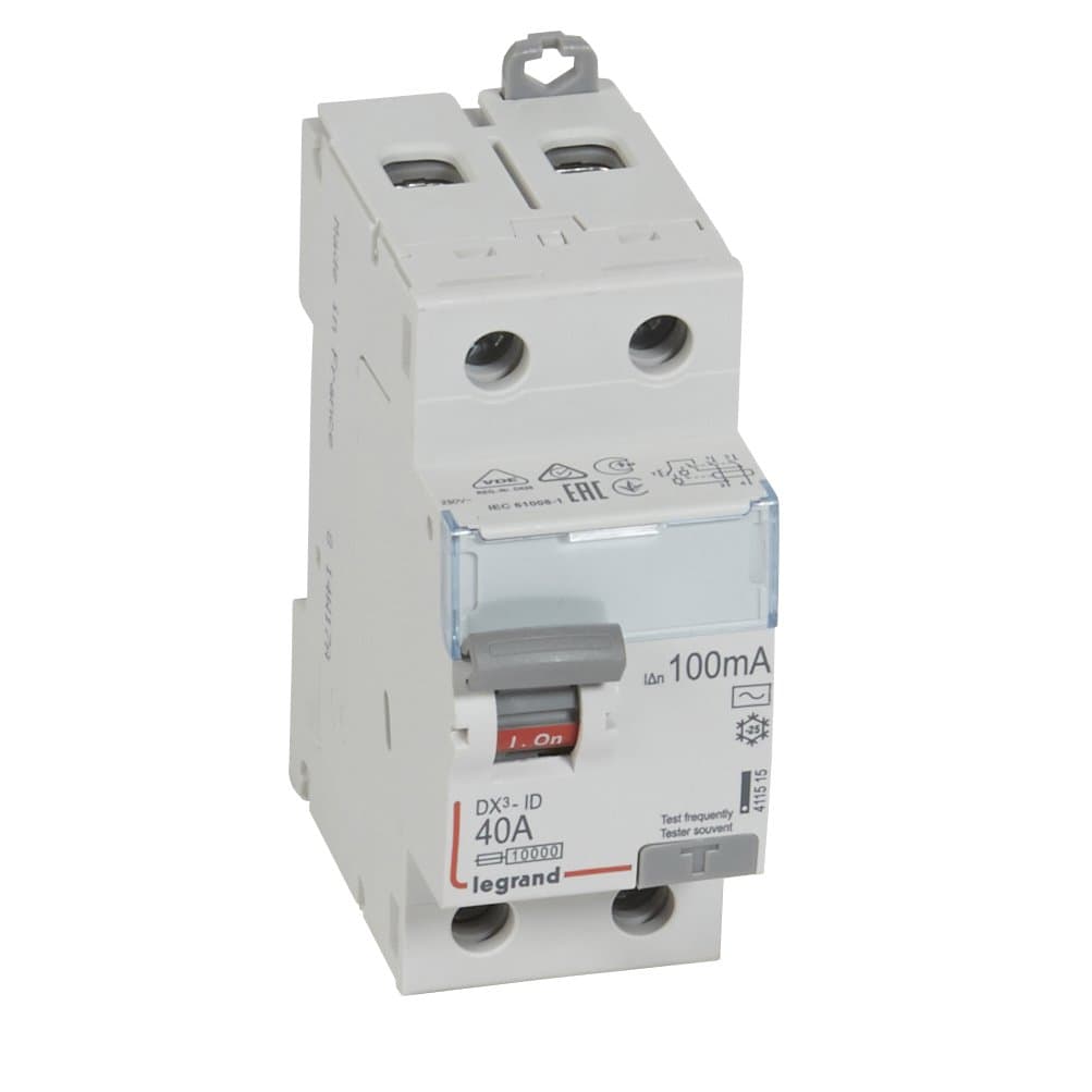 Legrand DX3 УЗО 2P 40А 100мА-AC 411515 — миниатюра 1