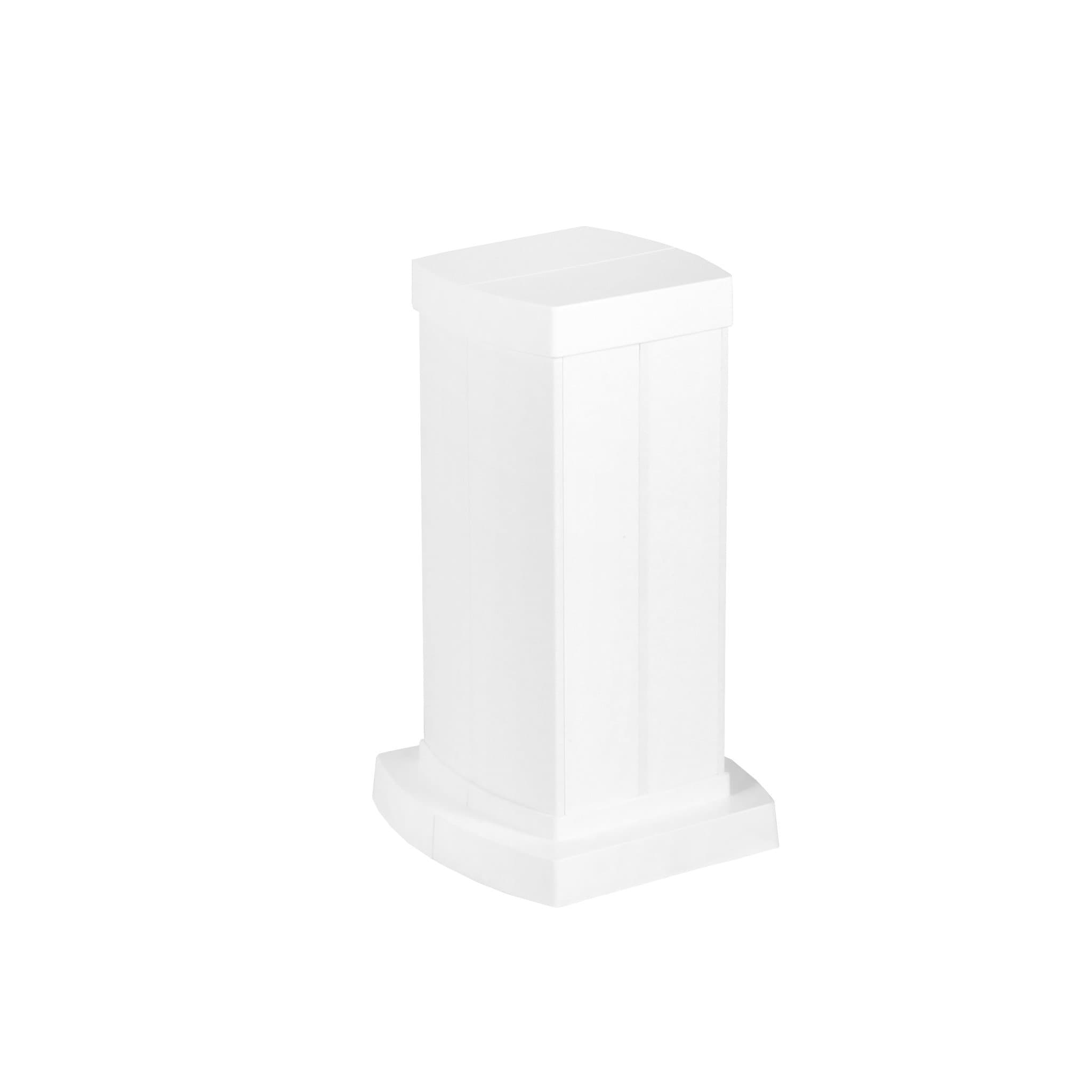 Legrand Snap-On мини-колонна алюминиевая с крышкой из пластика 4 секции, высота 0,3 метра, цвет белый 653040