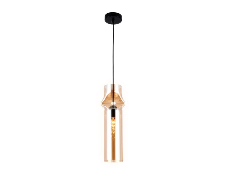 Ambrella Подвесной светильник TR3560 BK/TI черный/янтарь E27 max 40W D130*1200