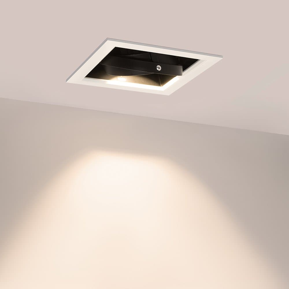 Arlight Светильник CL-KARDAN-S190x190-25W Day4000 (WH-BK, 30 deg) (IP20 Металл, 3 года) 026499 — миниатюра 5