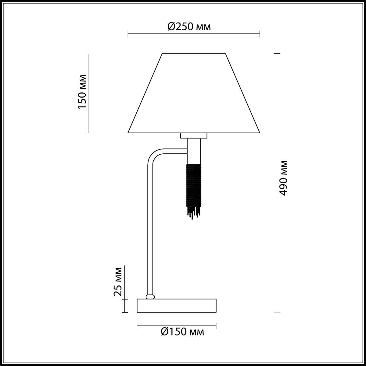 Lumion 4514/1T NEOCLASSI LN21 121 античная латунь, красный Настольная лампа E27 60W 220V VANESSA — миниатюра 3