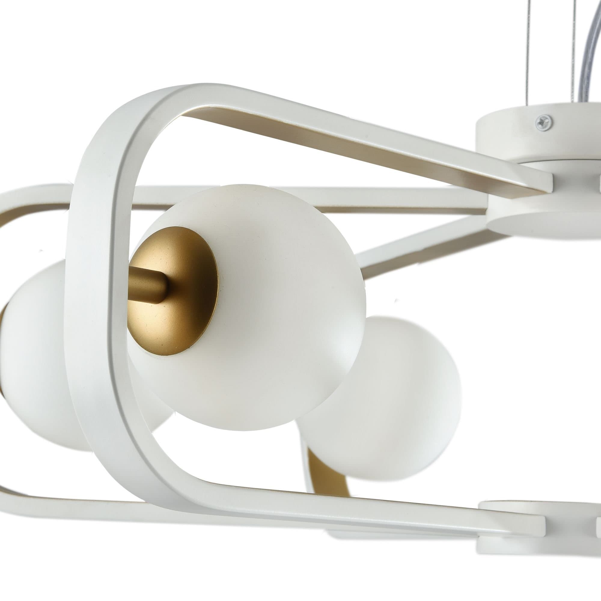 Maytoni Modern Avola Белый с Золотом Подвес 6xG9 40W MOD431-PL-06-WG — миниатюра 7
