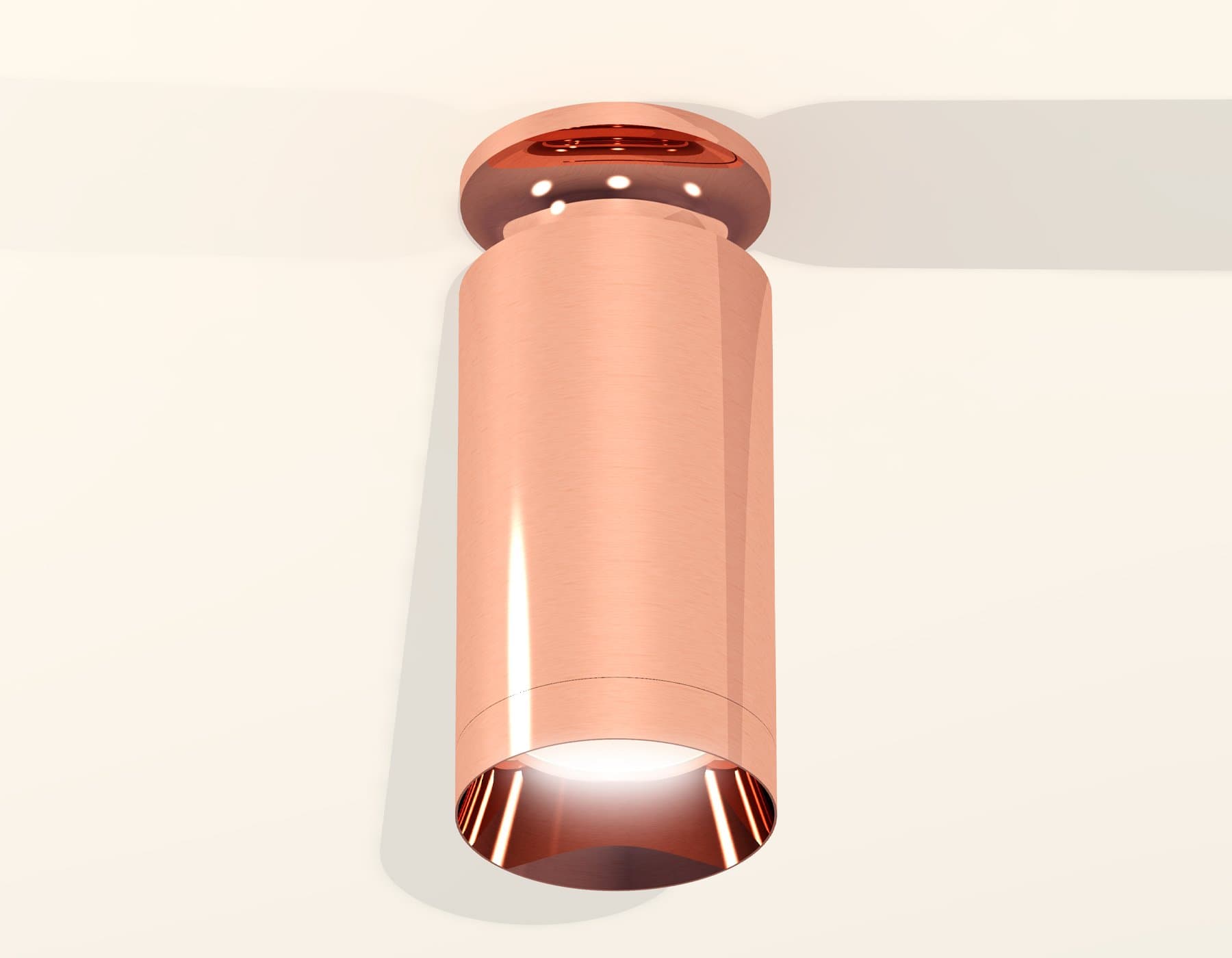 Ambrella Комплект накладного светильника XS6326080 PPG золото розовое полированное MR16 GU5.3 (N6906, C6326, N6135) — миниатюра 2