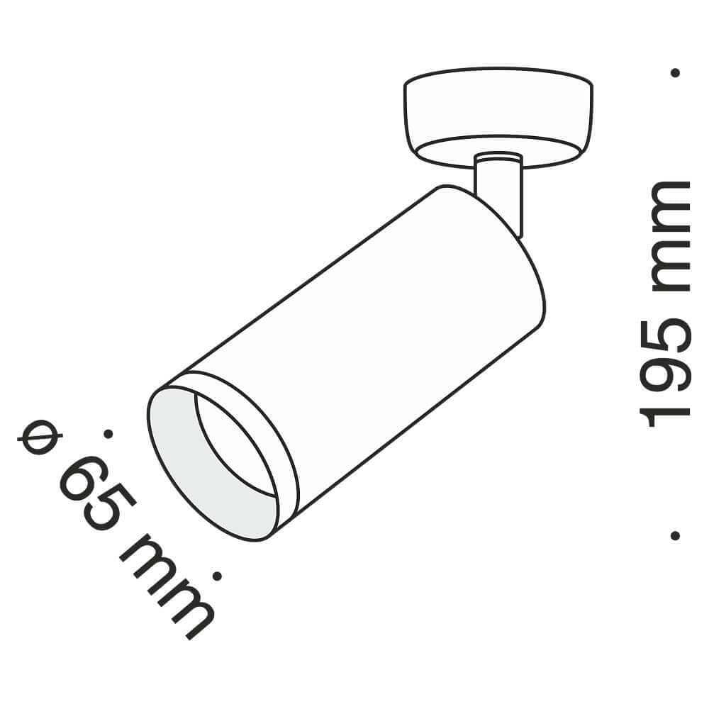 Maytoni Ceiling & Wall Focus Золотой Светильник потолочный GU10-50W C017CW-01G — миниатюра 7
