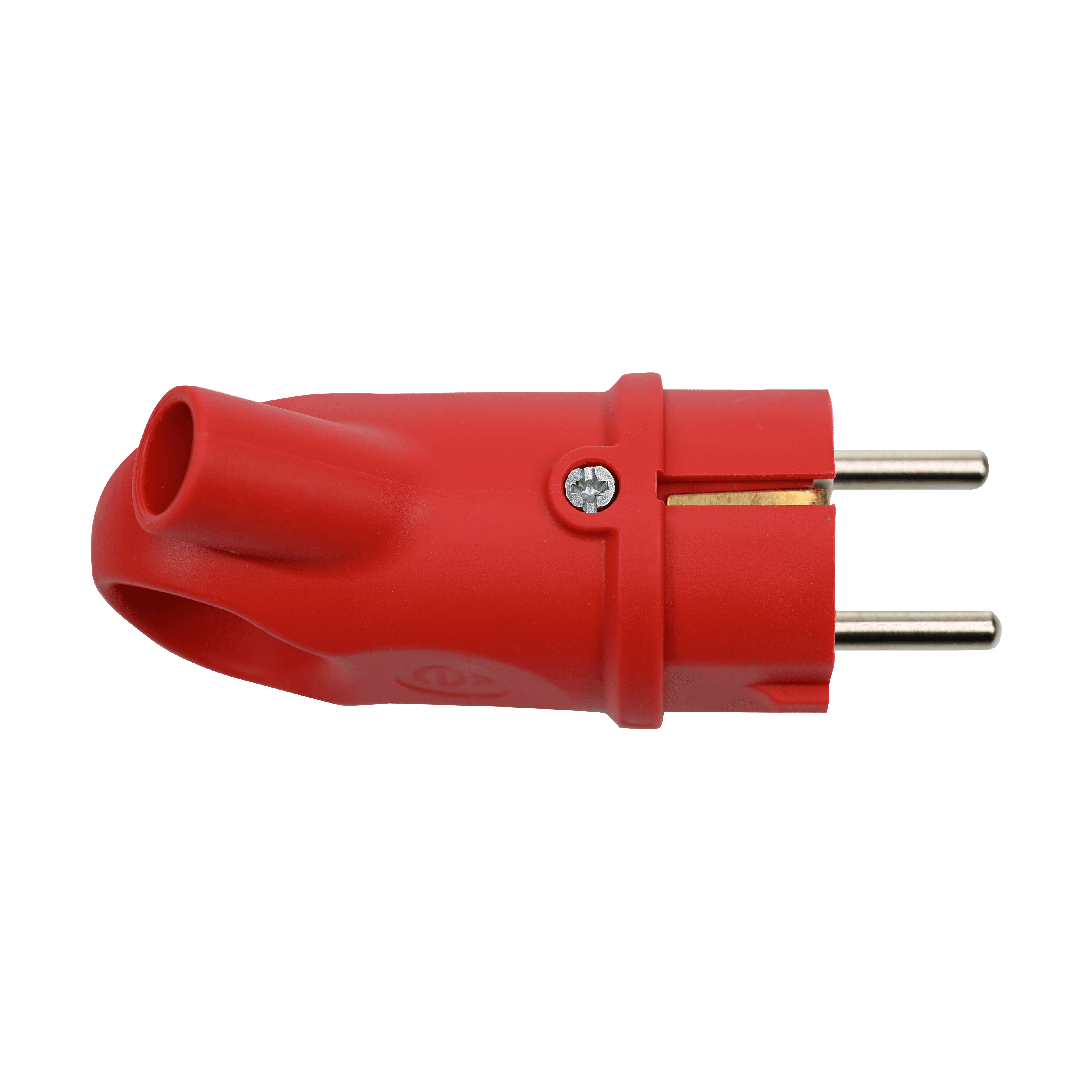Systeme Electric MultiSet Красная Вилка 2К+З угловая каучуковая 16А/250В IP44 — миниатюра 5