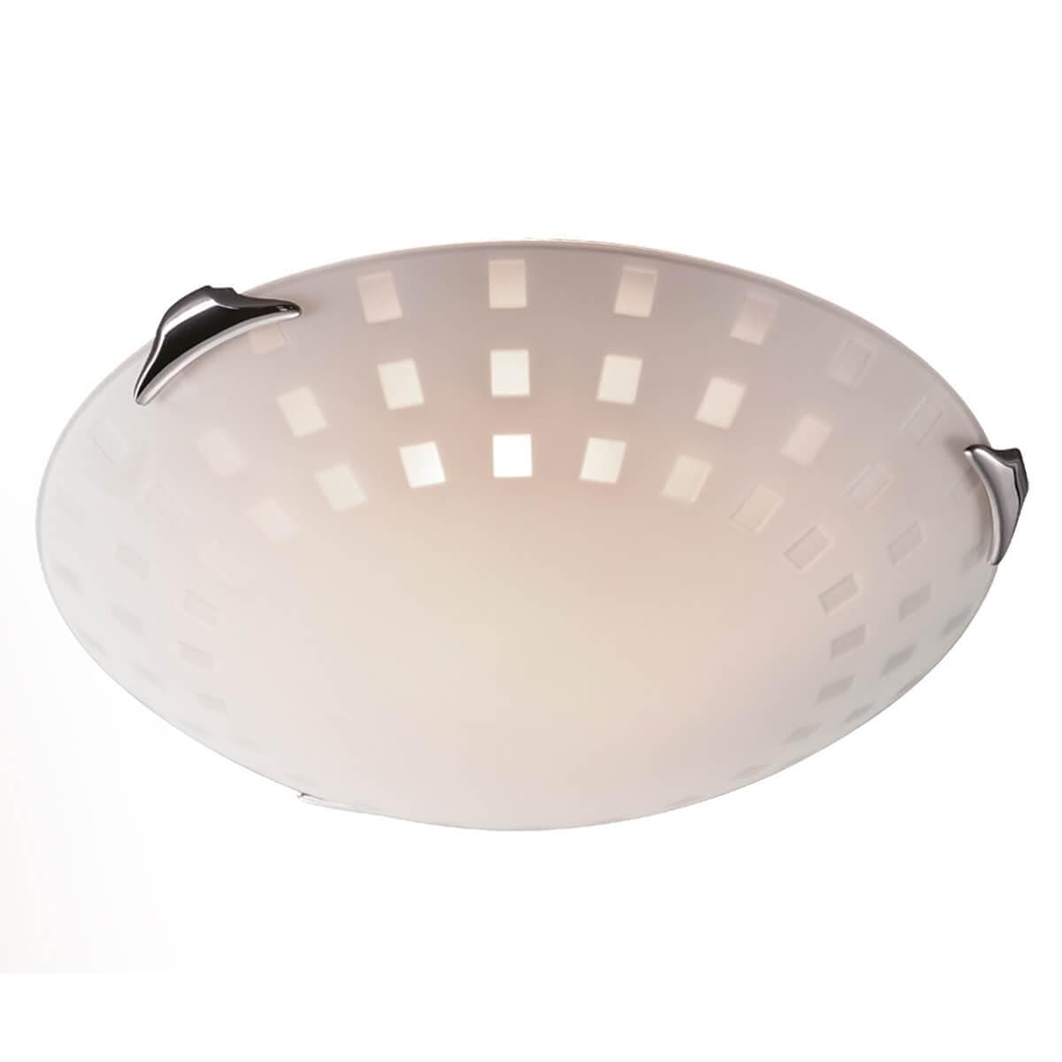 Sonex 162/K SN 103 св-к QUADRO WHITE стекло E27 2*60Вт D300 — миниатюра 2