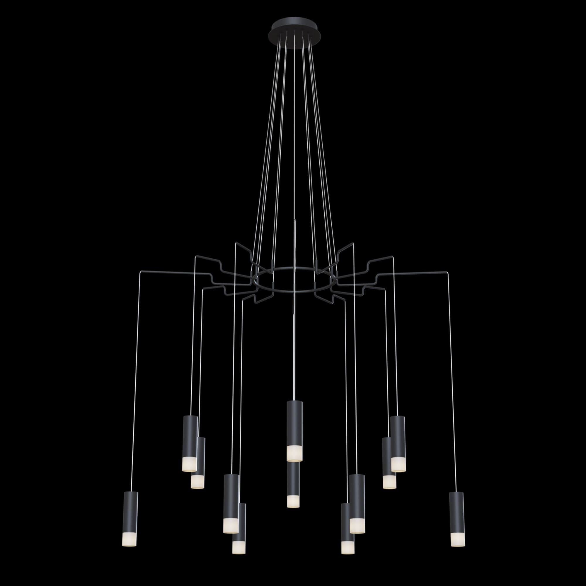Maytoni Technical Davida Черный Подвесной светильник G9 6W MOD035PL-12B — миниатюра 5
