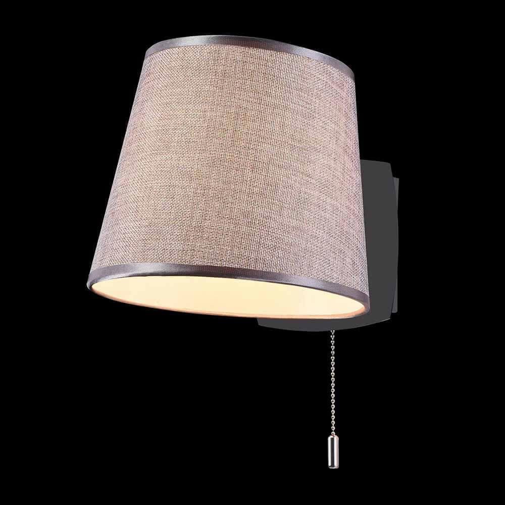Maytoni Modern Bergamo Черный и Хром Бра 1xE27 60W MOD613WL-01B — миниатюра 7