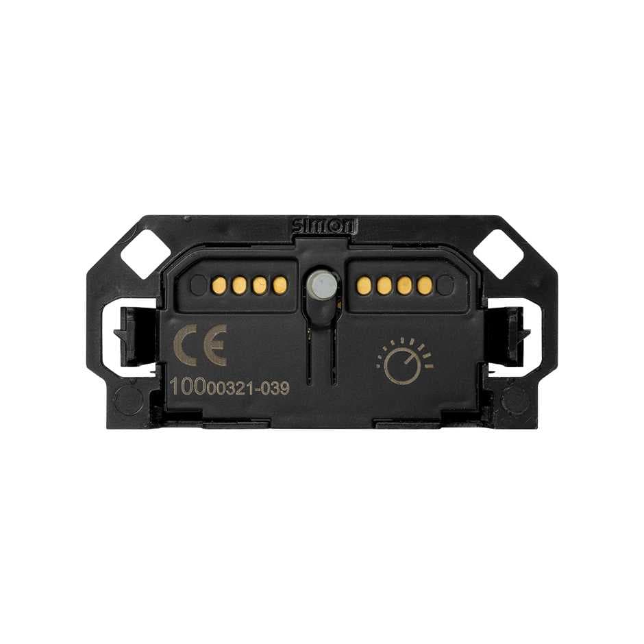 Simon 100 Светорегулятор с отсечкой фазы (2/3 провода) 0-240Вт (0-100Вт LED) 230В~ 10000321-039
