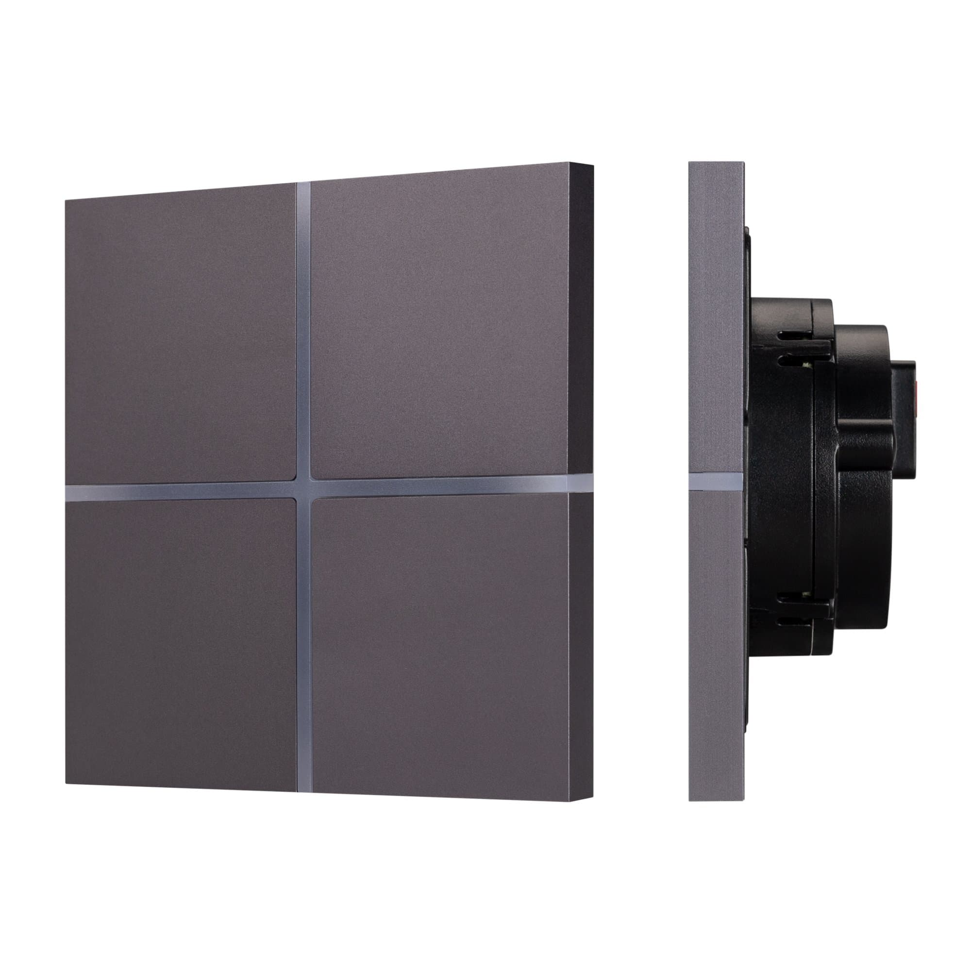 Arlight INTELLIGENT ARLIGHT Сенсорная панель KNX-304-13-IN Grey (BUS, Frameless) (IARL, IP20 Металл, 2 года) 038309