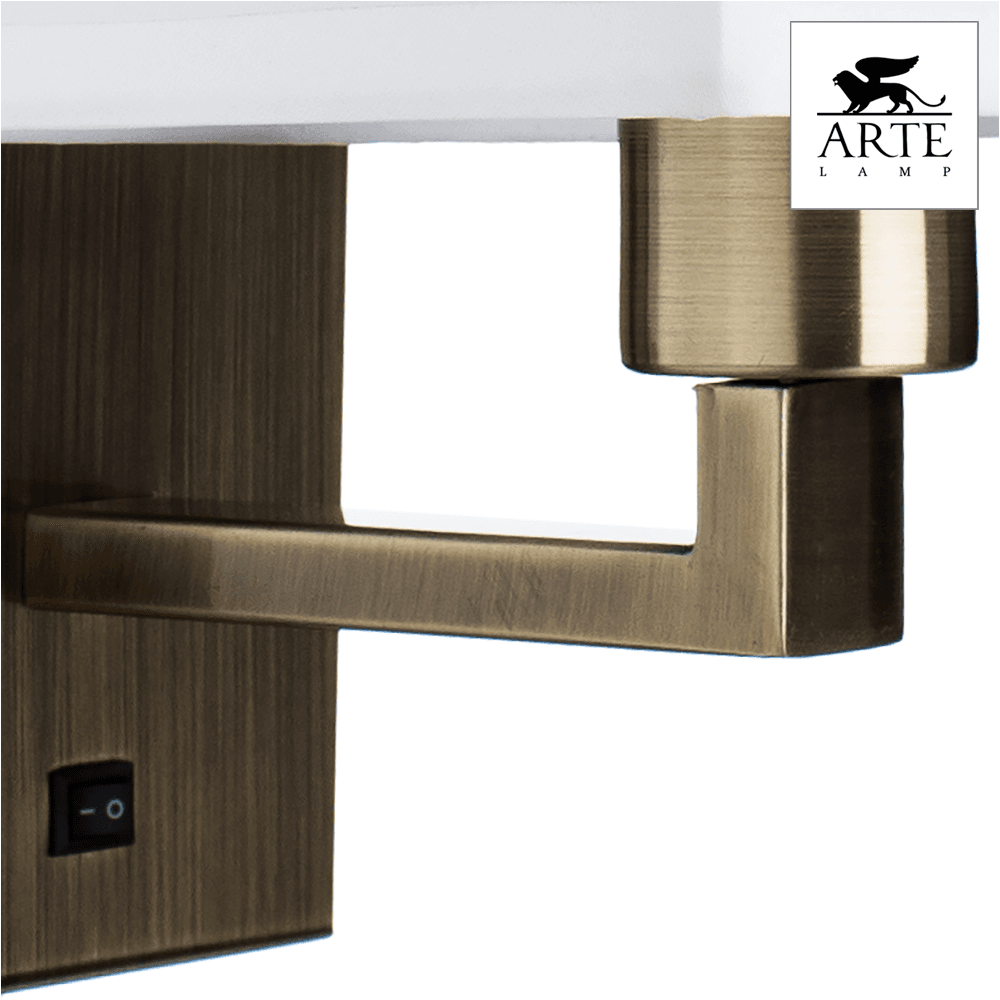 Arte Lamp Hall Бронза/Белый Бра 40W E27 A9248AP-1AB — миниатюра 3
