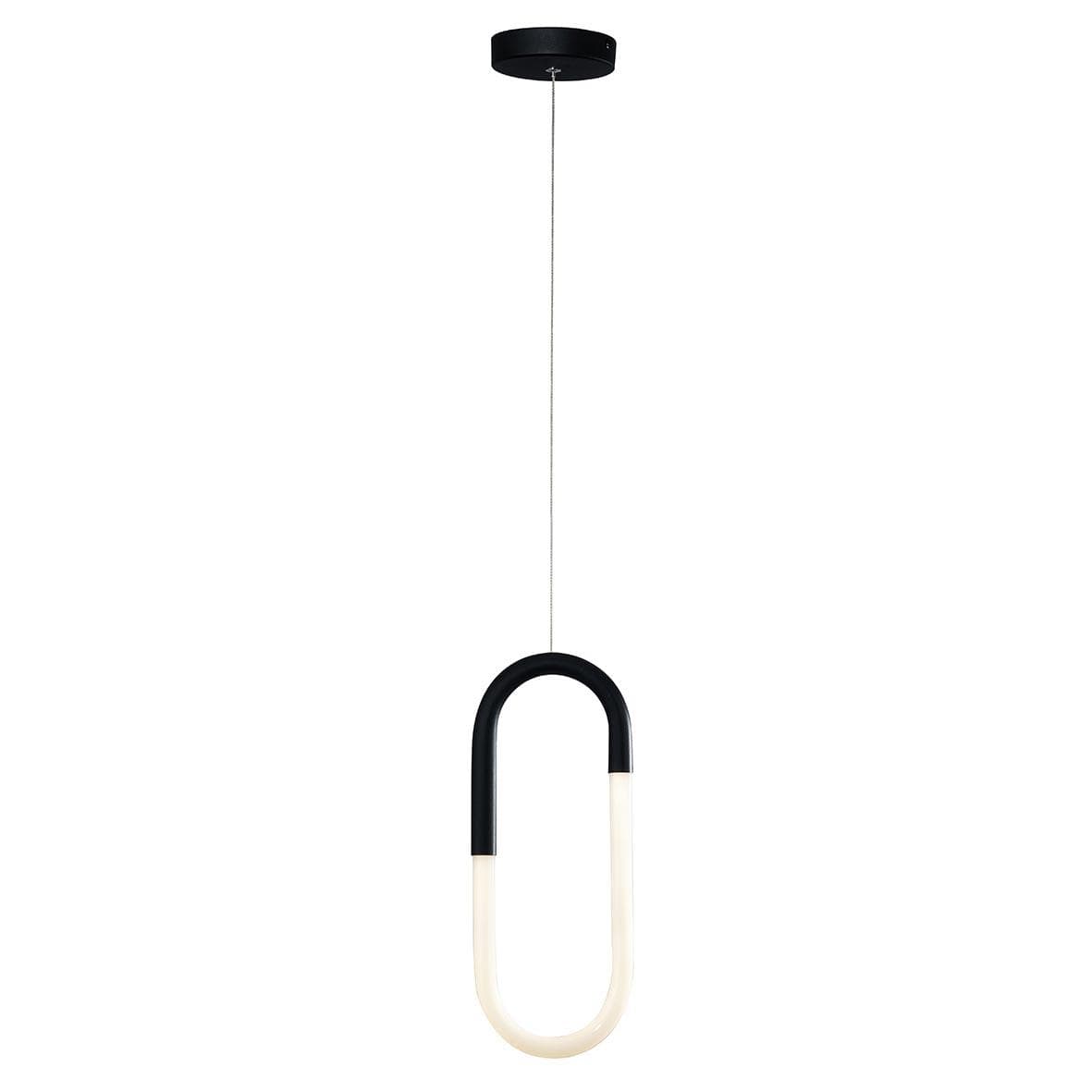 Kink Light 08271,19(3000K) Подвес Канто черный d14 h200 (высота корпуса светильника h36) Led 12W (3000K) — миниатюра 2