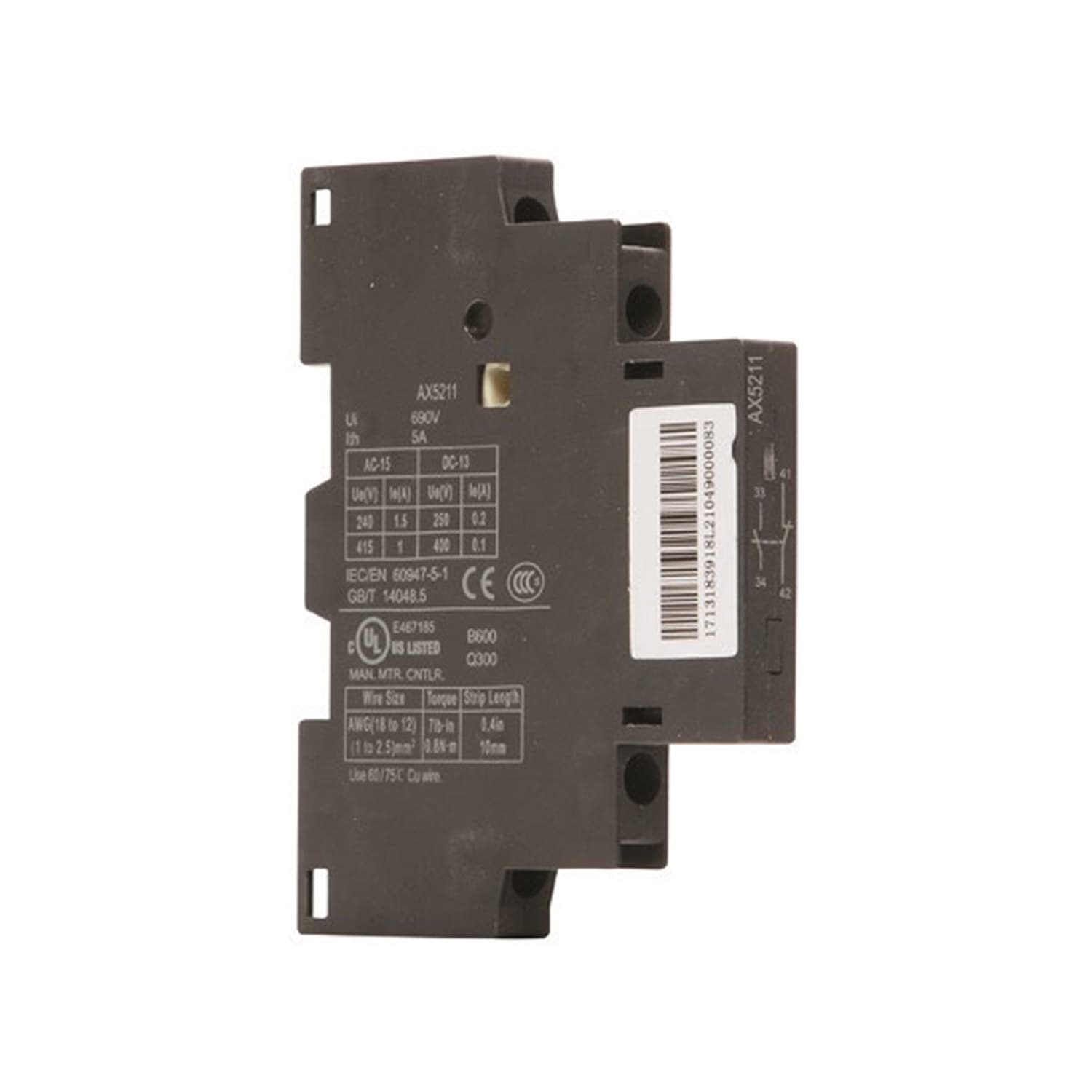 CHINT Вспомогательный контакт боковой AX03-S8 11 для NS8
