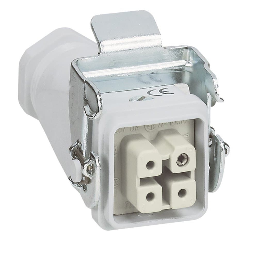 Legrand Каб.вилка,плас,верт. 10А 3К+З 052626