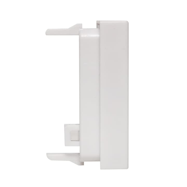 EKF TeraLINK PRO Вставка розеточная TeraLINK PRO 45x22,5мм формат Mosaic на 1 модуль Keystone со шторкой и маркером белая — миниатюра 3
