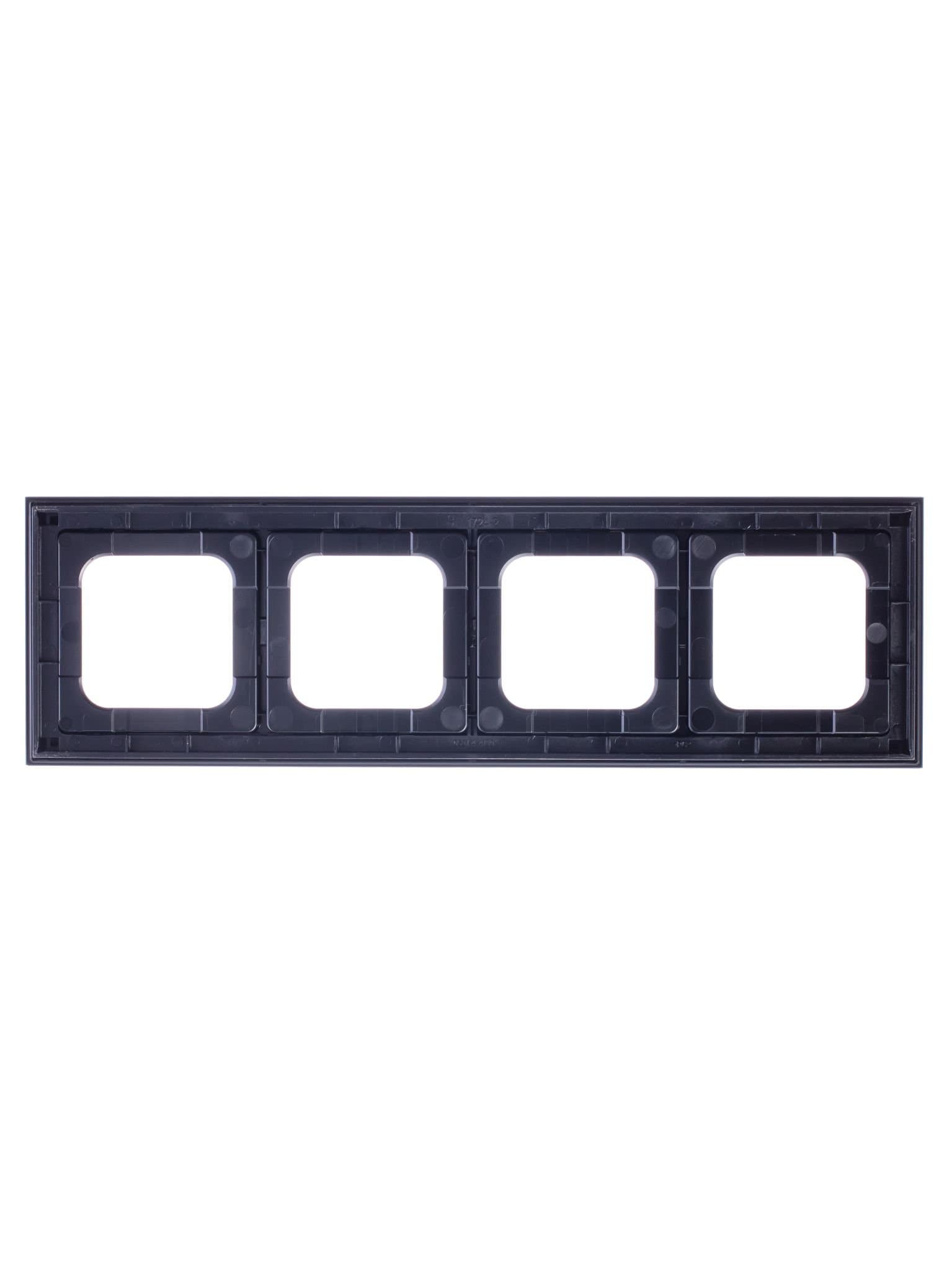 ABB Axcent металл/матовый черный Рамка 4-постовая 2CKA001754A4711 — миниатюра 4