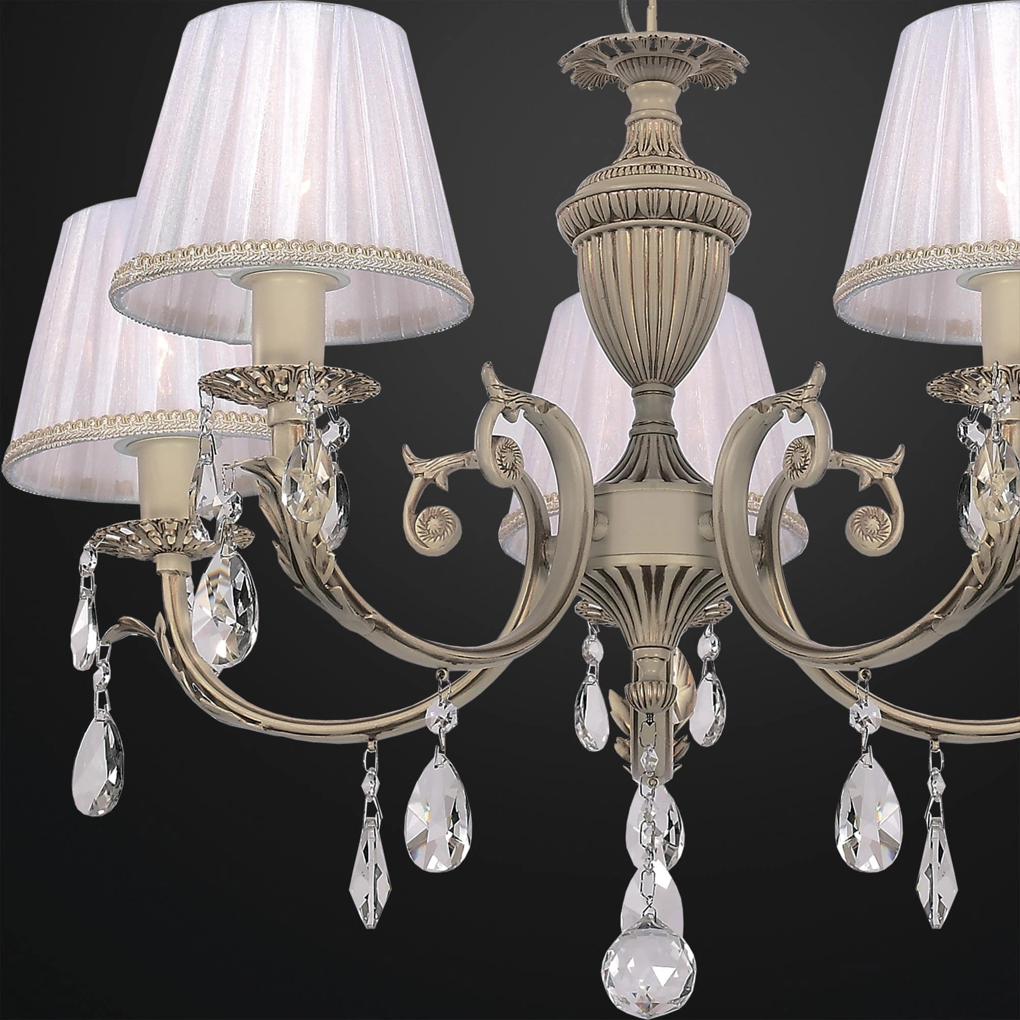 Citilux CL423151 Элиза Крем+Золото Светильник Люстра — миниатюра 3