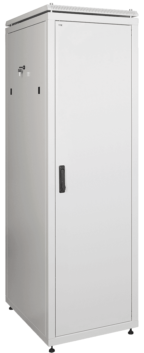 IEK LINEA N ITK Шкаф сетевой 19" LINEA N 24U 600х1000 мм металлическая передняя дверь, серый LN35-24U61-M — миниатюра 2