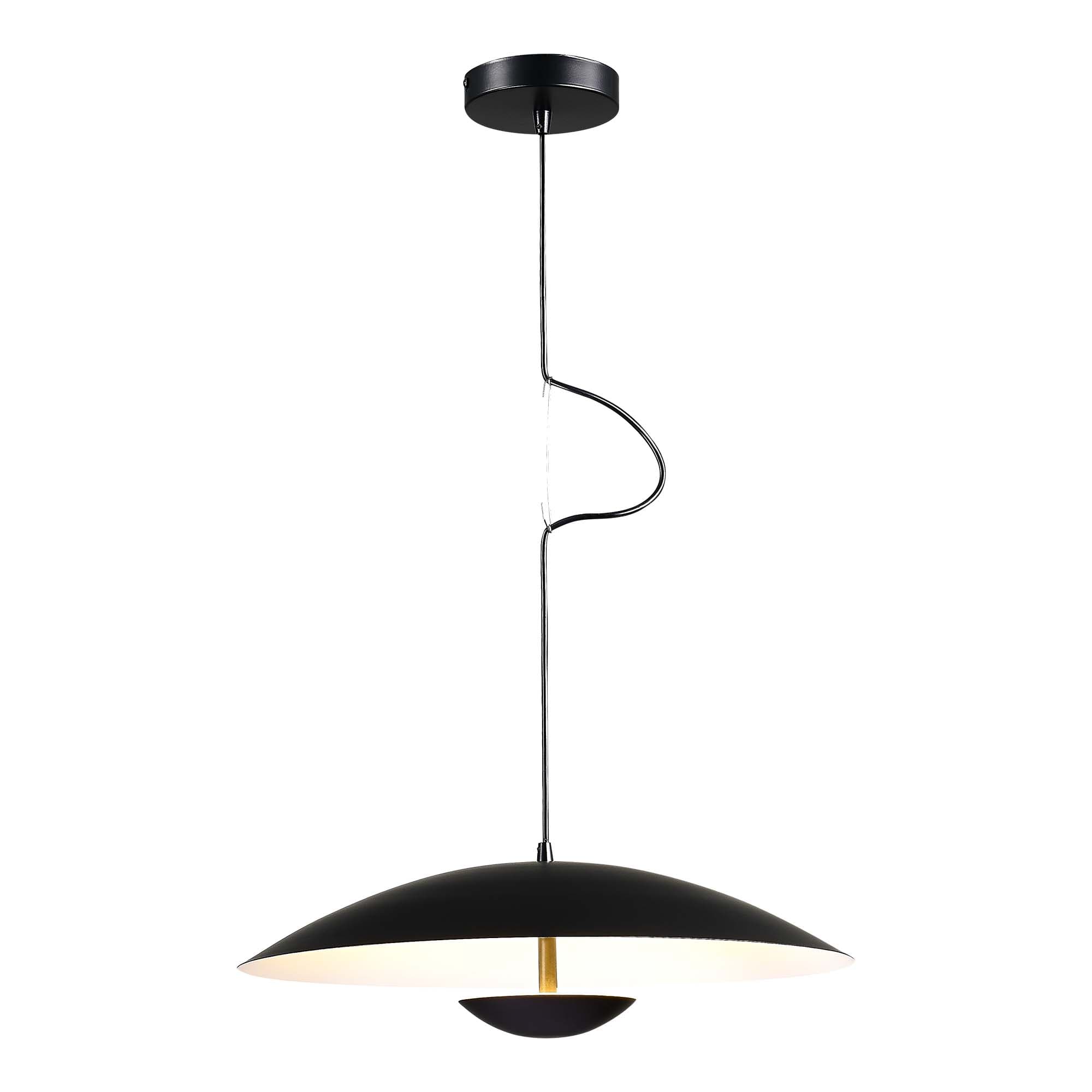 ST LUCE SL6502.403.01 Светильник подвесной Черный/Черный, Белый LED 1*35W 3000K