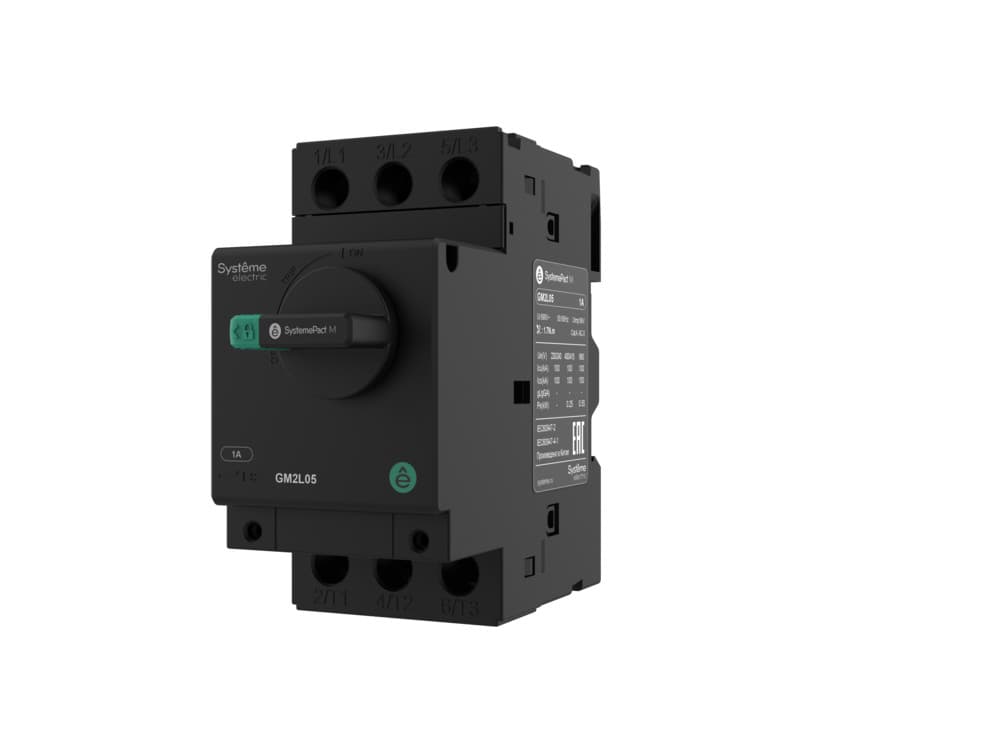 Systeme Electric Автоматический выключатель.защ.дв. GM2L 4.0A магн.расцепитель пов.рук.