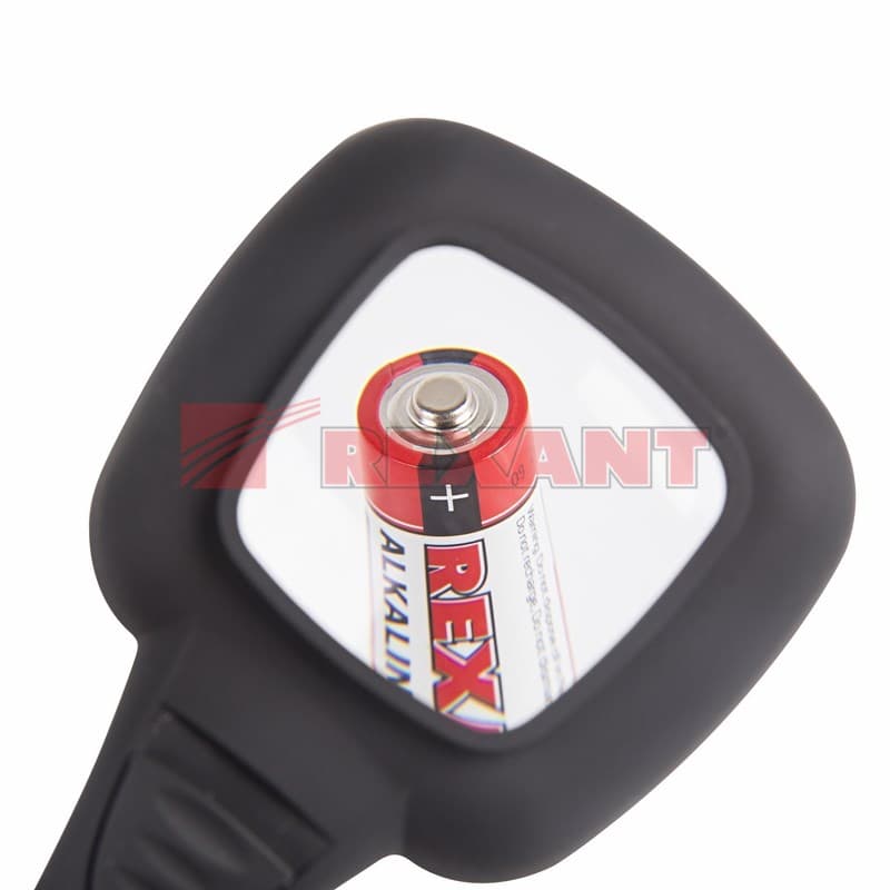 Лупа ручная квадратная 4х с подсветкой LED 6шт Rexant 12-0406 — миниатюра 2
