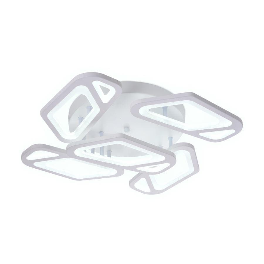 Ambrella Потолочный светодиодный светильник с пультом FA587/5 WH белый 113W 590*590*120 (ПДУ РАДИО 2.4G) — миниатюра 2