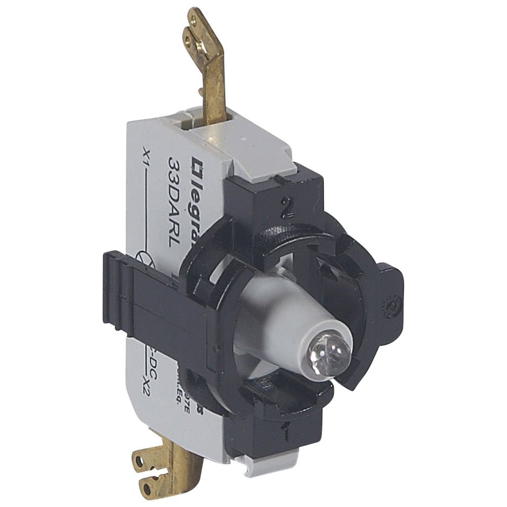 Legrand Osmoz Комплектующий блок для диффузоров для компл. с подсветкой с внешними клеммами 24В~/= красный 1 пост 023031