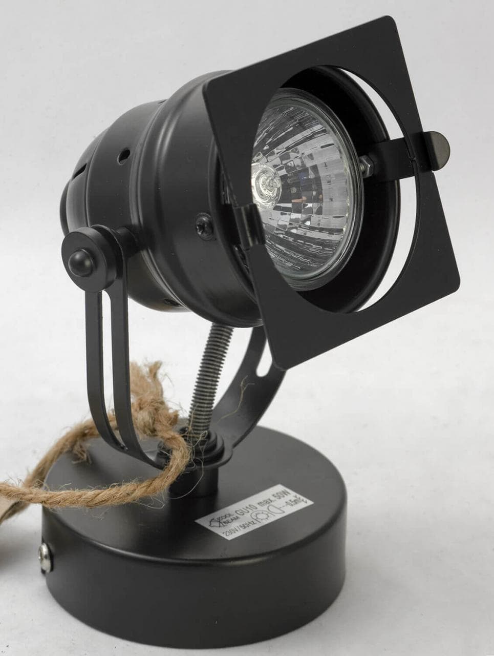 Lussole LOFT Металл Черный /  Металл Светильник настенно-потолочный GU10 50W LSP-9118 — миниатюра 4