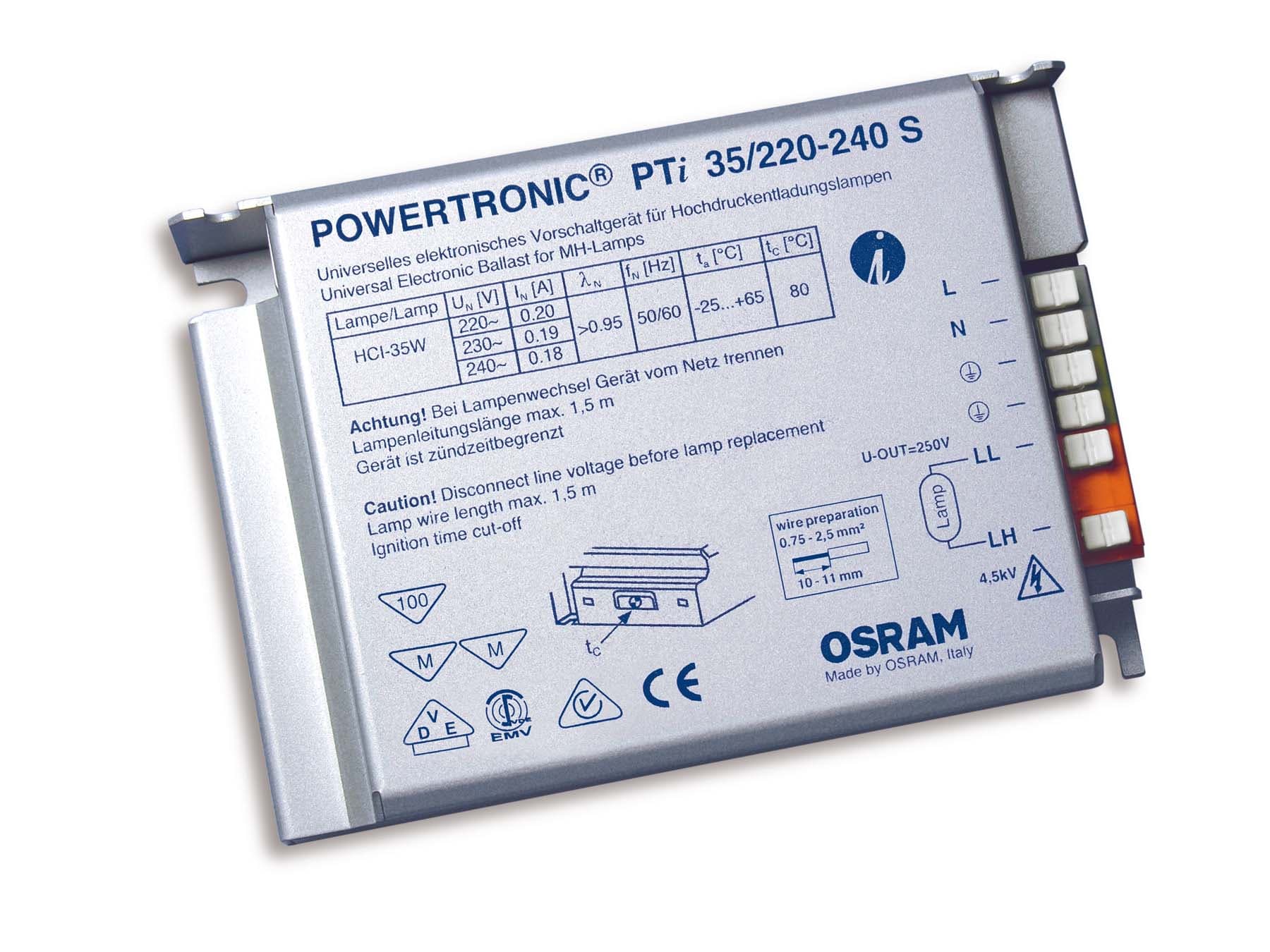 Osram PTI 35/220-240 S VS20 4008321073112
