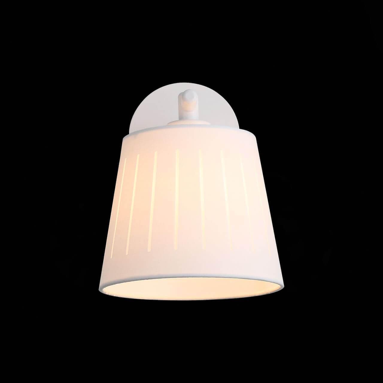 Evoluce SL375.501.01 Бра Белый, Светлое дерево/Белый E27 1*40W — миниатюра 2