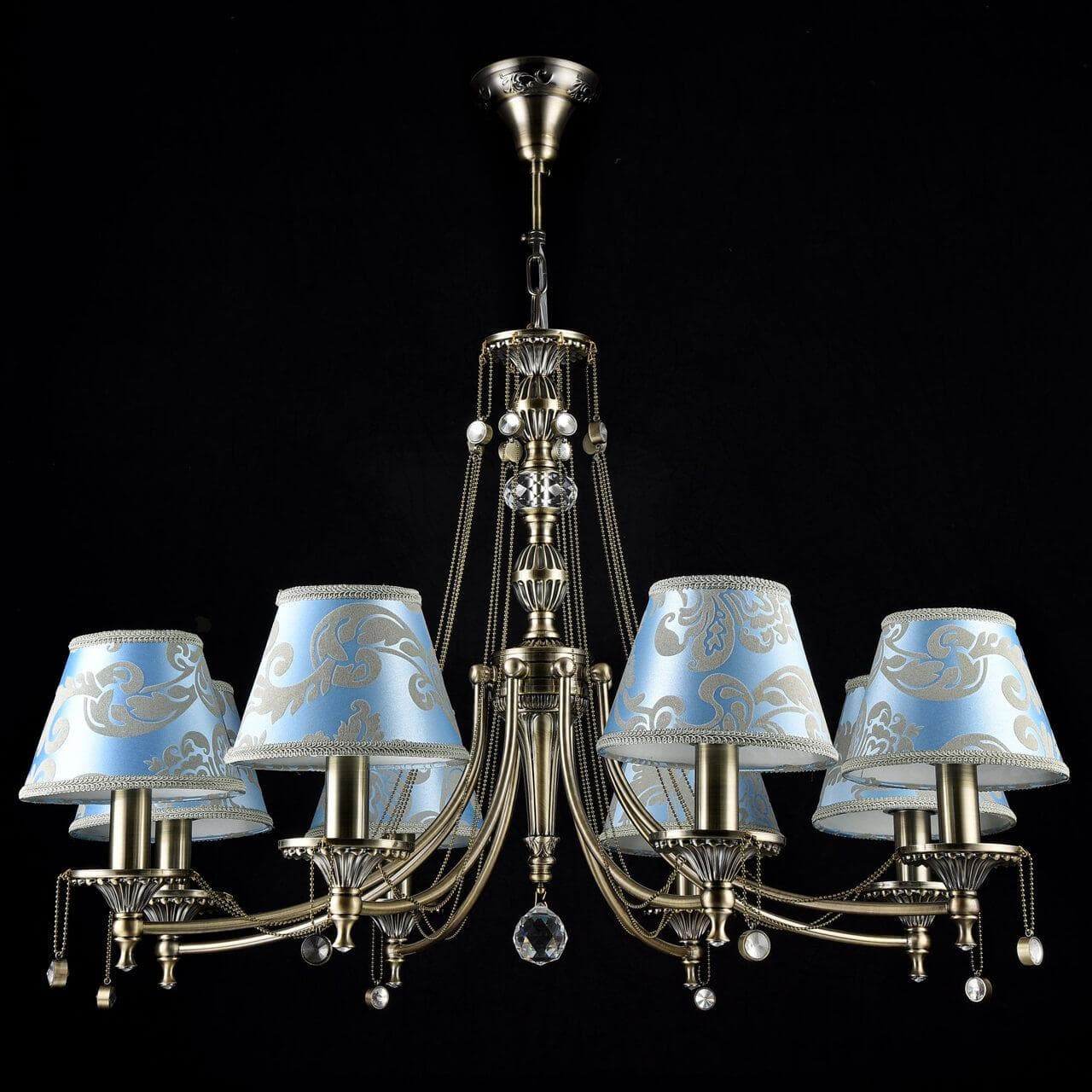 Maytoni Royal Classic Vals Бронза Люстра 8xE14 40W RC098-PL-08-R — миниатюра 6
