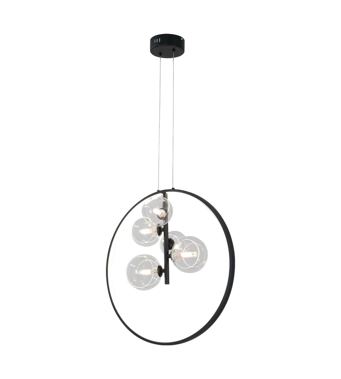 Kink Light 09408-5A,19 Люстра Иона черный d50 h150 G9 5*5W (4000K) (Led лампы в комплекте 4000К)