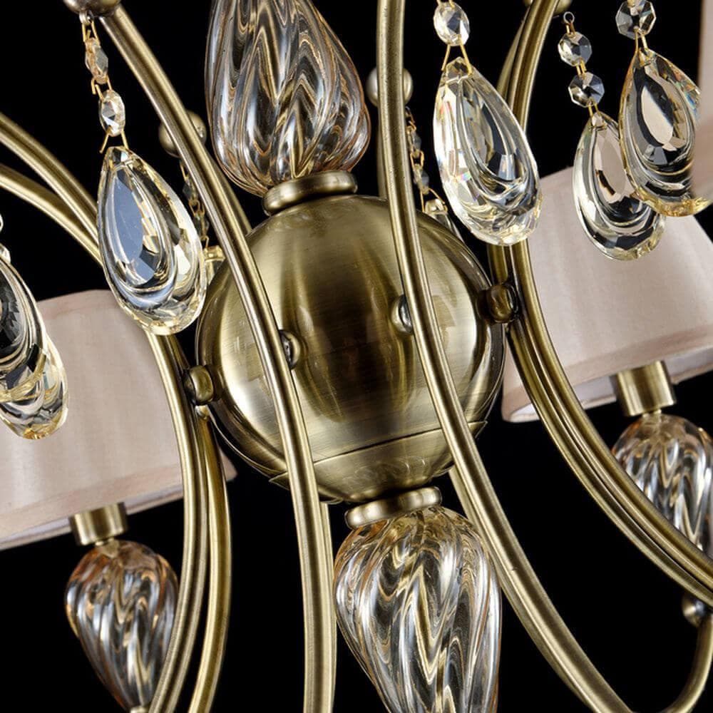 Maytoni Royal Classic Murano Бронза Люстра 8xE14 40W RC855-PL-08-R — миниатюра 10