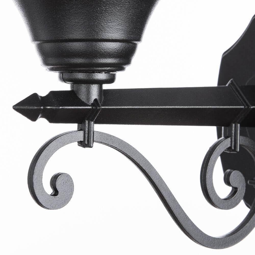 Arte Lamp Monaco Черный/Белый Светильник уличный настенный 100W E27 A1491AL-1BK — миниатюра 2
