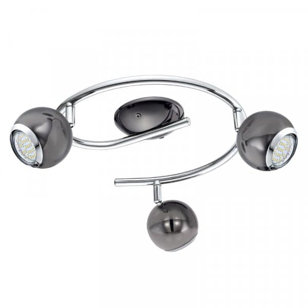 Eglo Спот LED BIMEDA, 3X3W (GU10), сталь, никель черный 31007 — миниатюра 1